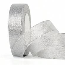 Gold Glitter Ribbon 0.3-5cm Silver Glitter Ribbon For Baking Cake Box Packaging Ribbon Bow DIY Craft - Multicolor - View 13