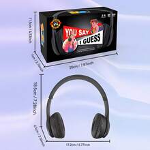 Juego de rompecabezas interactivo de tarjeta de desafío de escritorio de fiesta de auriculares - Regalo perfecto de cumpleaños o Navidad - Multicolor - Ver 3