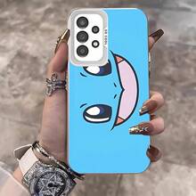 Funda de teléfono  Adorable Cartoon  compatible con  Galaxy S25 S24 S23 S22 S21 S20 FE Ultra Plus 4G 5G, con una parte trasera mate a prueba de golpes - Plateado - Ver 1