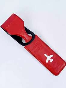 1个飞机造型创意行李牌，旅行配件，PU皮革行李牌，行李箱标签，身份识别地址标签，登机牌，旅行身份识别标签，旅行必备，旅行收纳包，适合海滩旅行、暑假、返校旅行，旅行卡包，防水旅行必备，邮轮旅行必备，度假必备，男女通用，假日必备，返校必备 - 彩色 - 查看 14