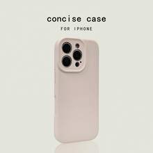 Funda para teléfono compatible con iPhone 17 Air/16e/15/14/13 Pro, Pro Max, Plus, orificio de precisión + funda suave, agarre cómodo, colores ricos y versátiles, a prueba de golpes, adecuada para hombres y mujeres - Gris - Ver 3