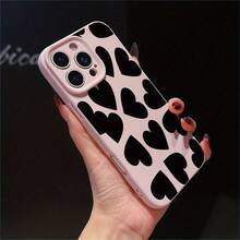Funda para teléfono compatible con iPhone 17 Air/16e/15/14/13 Pro, Pro Max, Plus, orificio de precisión + funda suave, agarre cómodo, colores ricos y versátiles, a prueba de golpes, adecuada para hombres y mujeres - Rosa - Ver 2