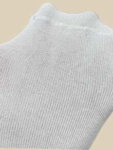 1/3/5/6双装条纹图案男女通用情侣运动袜，中筒袜，春夏假日礼物，秋季 - 彩色 - 查看 5