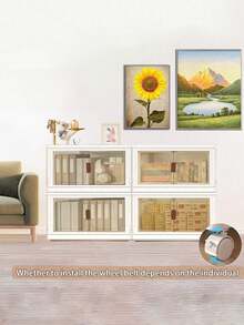 Garage Integrated Storage Racks - 화이트 - 보기 7