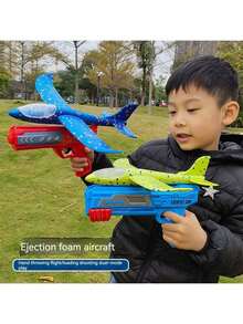 2026 Spring Toy - Foam Dart Blaster Showdown - Toy For Kids Rapid Fire - Glider Airplane - Outdoor Shooting Toy - High Quality Toy - Decor - Desktop Decor - Easter Basket Filler - Easter Gift - School Toy - Office Toy - Home Toy - Outdoor Toy - Travel Toy - Classroom Stress Relief Toy - Small Toy - Bath Toy - Birthday Toy - Stress Relief Toy - Perfect Gift - Surprise Gift - Multicolor - View 2
