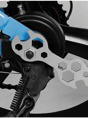 10-In-1 Multifunctional Hex Wrench Bike Repair Tool, Thin Slotted Spanner For Mountain Bicycle Maintenance