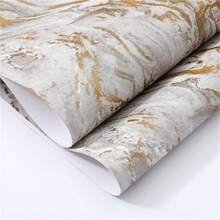 Marble Texture Wallpaper - Modern, Minimalist Contact Paper, Suitable For Bedroom, Living Room, Bar, Dining Area - Retro Style Decor - Champagne - View 6