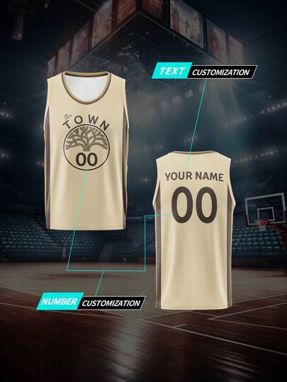 Customized Golden State Warriors 2026 Basketball Jersey Top, Single Piece Sportswear For Men, Team Club Training, Basketball Uniform, Customizable Name And Number On Front And Back, Exclusive For Basketball Fans, Customized Match Day, Suitable For Casual Sports, Training, All Seasons, Fashionable, Minimalist, Personalized Summer