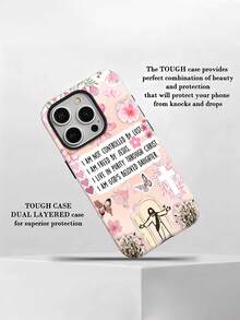 Estuche para teléfono inspirador de flores y mariposas Compatible con estuches para teléfonos   17  16 Pro Max  15 Pro Max  13 y  12 Hecho de material TPU a prueba de caídas, resistente al desgaste y cómodo de sostener Un gran regalo para familiares, amigos, seres queridos, novios / novias y para Navidad y Año Nuevo - Blanco - Ver 4