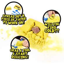 Sunny Days Entertainment Gold Dig Kit, Juguete de Ciencia misteriosa para niños, Recuerdo de, Bolsas de Regalo, Regalo del día de San Valentín para niñas y niños, 5+ - 1 - Ver 2