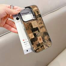 Funda de teléfono diseñada específicamente para el cantante L-Louis T-Tomlinson, compatible con los modelos  17, 16E, 16, 15, 14, 13, 12, 11 Mini, Pro, Max, Air, X, XR, XSMAX, 8 y 7 Plus, con una superficie mate y protección anti-caída. - Colores mezclados - Ver 4
