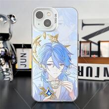 Otaku Kawaii Witchcore Anime Girl Phone Case For  14/15/16 - Shockproof Cover, Magical Fantasy Character (Trendy Anime Aesthetic) - Dorado - Ver 4