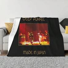 Deadpool Selfie Blanket Cover Flannel Cartoon Anime Er Warm Throw Blankets For Home Couch Bedroom QuiltDeadpool Erhero Art Knitted Blanket Fleece Cartoon Anime Lightweight Thin Throw Blankets For Car Couch Bedroom QuiltDean Winchester Ernatural Lightweight Fleece Throw Blanket For Home Decor Travel And BedspreadDean Winchester Ernatural Throw Blanket Er Soft Flannel Perfect For Sofa Travel BedspreadsDeep Purple Hergestellt In Japan Xs S M L Xl Xxl Rap New Arrival Cartoon Character Cheap  Throw Blanket - White 4 - View 1