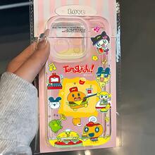 Fundas Transparentes de TPU Suave con Diseño de Hamburguesa Japonesa para iPhone 16e, 16, 15, 14, 13, 12 Pro Max, X, XR, XS MAX, 8 y 7 Plus - Estuche Electrónico para Mascotas - Color 1 - Ver 7