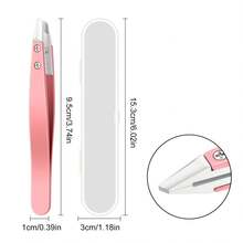 1pc Professional Eyebrow Tweezer Set, 420 Stainless Steel Eyebrow Tweezers, Ultra Precise Eyebrow Tweezers Suitable For Eyebrows And Facial Hair - Multicolor - View 7