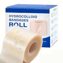 5cm X 3m Hydrocolloid Bandage Roll, Waterproof, Breathable And Skin-Friendly Face Patch, Self-Adhesive Wound Dressing For Wound Care - Multicolor - View 1