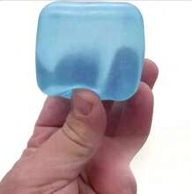 1pc Sensory Squeeze Nice Cube Toys - Stress Cube Ooze Stress Ball, Handheld Desktop Toy To Reduce Anxiety, Suitable For Classroom, Outdoor, Office Decompression Anytime, Perfect For Desktop Decor, Class Prizes, Party Favors And Holiday Gifts! - Squishy Toy(Random Style Color) - Multicolor - View 5