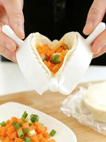 3pcs Dumpling Mold Set, 3 Different Sizes Dumpling Mold, Wonton And Pie Mold, Compact Design, Multi-Size Mold Rack, Sturdy Structure, High-Quality Mold Rack, Suitable For New Year, Ramadan, Valentine's Day, Mother's Day, Homecoming Season, Easter, Birthday, Wedding, Holiday Parties And Other Occasions. - Multicolor - View 2