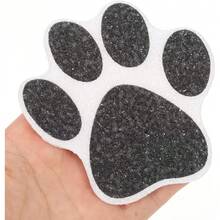 10片装狗爪防滑浴缸贴纸，PVC材质自粘胶带，防滑耐用，适用于浴缸、浴室、游泳池、楼梯、卧室、厨房和客厅等家居场所。