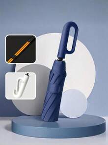 1pc Automatic Folding Umbrella, 192cm Ribs Dual-Use UV Protection Sunshade, 16K Extra-Wide Canopy, Hanging Hook For Backpack, Unisex, Sunproof & Rainproof, Suitable For School, Office, Home, Travel, Spring Summer Picks, Brides Maid Gifts, Room, Bedroom Decor, Bedroom Decor, Beach, Travel, For Men, For Women, Vacation,Women's Day,Travel Essentials,Wedding Favours,Y2k,Bedroom,Car Accessories Women,Kitchen Decor,Cute Stuff - Multicolor - View 8