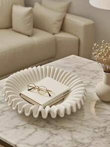 1 pieza Tazón decorativo de gran tamaño, Tazón con forma de hoja de resina de 7.87*2.95 pulgadas, apto para uso en interiores y exteriores, sala de estar, cocina, dormitorio, como regalo de inauguración de casa y días festivos, accento decorativo negro, caja de almacenamiento para la mesa, decoración moderna vintage para el hogar