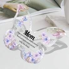 Mother's Day Gift, Daughter/Son's Birthday Gift For Mom, Cute Mother's Day Decor Sign, Thanksgiving Gift For Mom, Birthday/Graduation Gift - 1pc - View 2