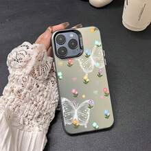 Phone case suitable for Honor 90, 90GT, 90PRO, X5, X6, X7, X8, X9, A, B, C, PLUS. Gift for friends, gift for family, couple's style, unisex, Halloween gift, Easter gift, colored silver phone case. - Colorsilvershellblackphone mariposa NegroPNLF - Ver 5