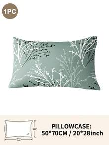 1pc/2pcs/4pcs Polyester Floral Pattern Pillowcase (Pillow Insert Not Included), Soft & Comfortable, Suitable For All Seasons - Multicolor - View 12