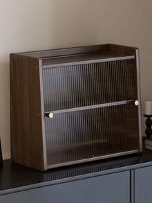 1件装竹制多功能厨房置物架及调料架 - 浅棕色桌面收纳架，节省空间设计，适用于家居、酒吧、阳台装饰 - 现代天然木质收纳架，天然色竹制厨房整理架，厨房置物架，天然木纹表面