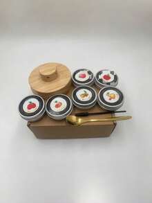 一套瓶装酒烟熏器/鸡尾酒烟熏器套装，配有多种木屑浸泡片，适用于酒吧、家庭、厨房和客厅。可用于烟熏威士忌、鸡尾酒和葡萄酒。也是节日、圣诞节、圣诞装饰和情人节的理想礼物。 - 杏色 - 查看 2