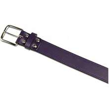 CHAMPRO - Cinturón de béisbol y sóftbol de piel genuino para adultos - Morado - Ver 4