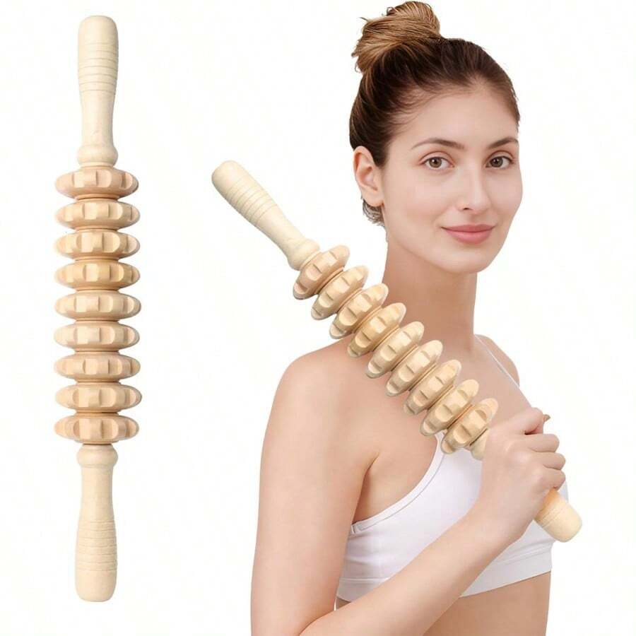 Manual Muscle Roller Stick Suitable For Body Massage Massage Tool Massage Supplies Fitness Massage Compact Design Ergonomic Roller - Multicolor - View 1