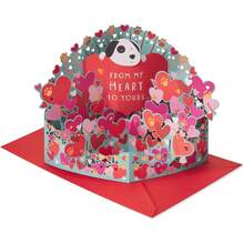 American Greetings Tarjeta de San Valentín (feliz día de San Valentín desde mi corazón) - Feliz día de San Valentín desde mi corazón - Ver 2