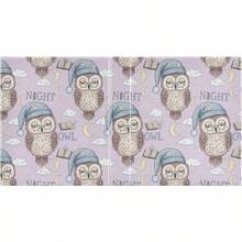 Lavanda Night Owl Cozy 3 carpetas anilladas de 1.5 pulgadas con cubierta de bolsillo, paquete de 1/2 carpetas universitarias para estudiantes, 200 hojas - multi - Ver 7