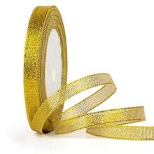 Gold Glitter Ribbon 0.3-5cm Silver Glitter Ribbon For Baking Cake Box Packaging Ribbon Bow DIY Craft - Multicolor - View 7