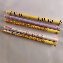 8pcs/Set Erasable Gel Pens, Random Cartoon Animal Shaped, 0.5mm Tip, Refillable, Office Supplies, Writing Tools, Ideal Gift For Holidays And Birthdays - Animal-shaped Pens - View 5