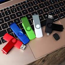 High-Speed USB-C Flash Drive] 2-In-1 High-Speed USB-C Flash Drive 128GB/116GB/100GB/256MB |   Dual Interface Thumb Drive With Metal Clip, OTG For Android Smartphones & Tablets, Compatible With PC & , Multi-Color Options, Smartphone Storage, Sleek - Black - View 4