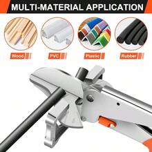 Tijeras de Inglete, Cortador de Inglete de Mltiples ngulos, Cizalla ingletadora ajustable 22, 5 - 45 grados - por defecto - Ver 8