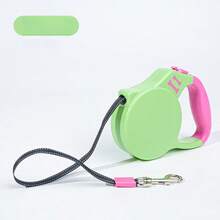 قيادة كلب قابلة للسحب، قيادة سير كلب تمتد تلقائيًا لكلاب صغيرة/متوسطة الحجم، حزام صدر للكورجي والشيبا إينو، مضاد للسحب - أخضر - مشاهدة 2