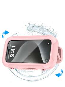 Waterproof Phone Case For Shower, Bathroom, Kitchen, Hands-Free Touchscreen Phone Holder, No Drilling Required