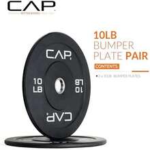 Goma Olympic Weight and Disc Set for Barbell in Workout - Negro - - Ver 4