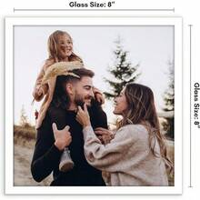 Americanflat - Marco para póster de 18 x 24 pulgadas con plexiglás pulido, colección aerodinámica, marco de fotos con borde para exhibición de pared, accesorios para colgar incluidos, color - Blanco - Ver 5