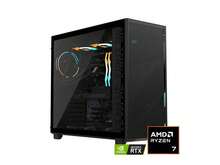 GIGABYTE AORUS PRIME 5 Gaming Desktop PC, AMD Ryzen 7 9700X, GIGABYTE RTX 5070 Ti, 32GB DDR5, 2TB SSD, Windows 11, Black - Xem 1