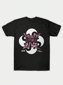 Gothic estilo death Y Live Gráfica Print - Negro - Ver 1