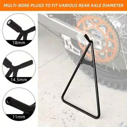 Soporte Triangular Universal para Motocicletas 80–500cc | Caballete Lateral Regulable para Dirt Bike, Pit Bike, Supermoto y Enduro