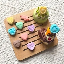 1pc 9-Cavity Valentine's Day Heart Shaped Silicone Chocolate Mold, DIY Candy, Pudding, Baking Cookies, Birthday Cake Decor