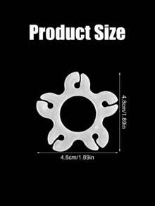 50pcs Balloon Clips, Balloon Arch Frame Connectors, Reusable Plastic Balloon Clips With Multi-Function Rings For Balloon Arch Columns Decoration, Suitable For Birthday, Wedding, Party Balloon Arch, Valentine's Day, Christmas, Halloween - Multicolor - View 2