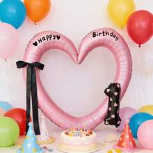 2个字母铝箔气球，适用于新生儿迎婴派对、生日派对、派对装饰、生日气球、生日派对用品、派对装饰品、美容院装饰、派对装饰品 - 多色 - 查看 10