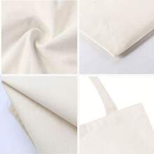 This Adorable Black Cherry Print Tote Bag (Double-Sided Design) Adds Sweet Vitality To Your Outfit, Making It The Perfect Choice For Everyday Styling! Made Of Washable Polyester Canvas Material, It Is Easy To Clean And Durable. With A Fixed Shoulder Strap, It Can Be Used As Both A Shoulder Bag And A Handbag, Convenient For Travel And Carrying. - Canvas Bag (black Rope) - View 8