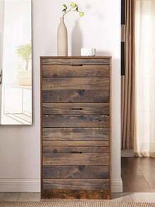 This Brown-Yellow Coffee-Colored Wood Grain Wallpaper Is An Ideal Choice For Creating A Retro-Style Wall Decor. It Can Perfectly Match Various Furniture And Decorative Styles, And Is Very Suitable For Home Decoration. - Coffee Brown - View 10